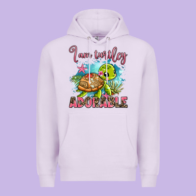 I Am Turtley Adorable Premium Hoodie Designed By Adodesignshop