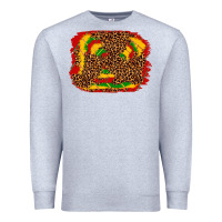 Heather Grey black history background Premium Sweatshirt - texasbilliewilder