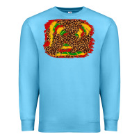 Ocean Blue black history background Premium Sweatshirt - texasbilliewilder