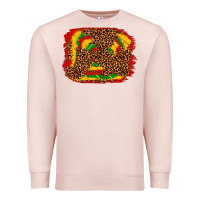 Pale Pink black history background Premium Sweatshirt - texasbilliewilder