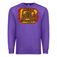 Purple black history background Premium Sweatshirt - texasbilliewilder