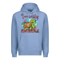 Colony Blue i am turtley adorable Premium Hoodie - AdoDesignShop