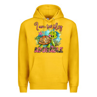 Lemon i am turtley adorable Premium Hoodie - AdoDesignShop