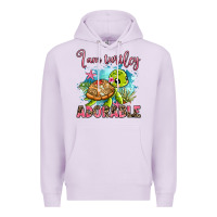 Lilac i am turtley adorable Premium Hoodie - AdoDesignShop