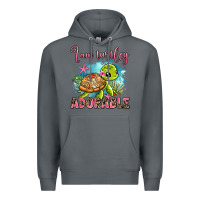Rock i am turtley adorable Premium Hoodie - AdoDesignShop