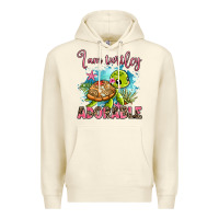 Sandshell i am turtley adorable Premium Hoodie - AdoDesignShop