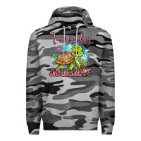 Slate Camo i am turtley adorable Premium Hoodie - AdoDesignShop