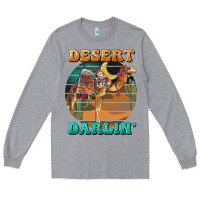 Heather Grey desert darling camel Long Sleeve Tee - BarkalooDesign
