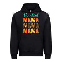Black Thankful mama mama mama Urban Hoodie - Artiststas