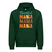Forest Green Thankful mama mama mama Urban Hoodie - Artiststas
