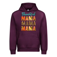 Mauve Wine Thankful mama mama mama Urban Hoodie - Artiststas