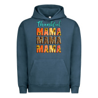 Pigment Midnight Navy Thankful mama mama mama Urban Hoodie - Artiststas