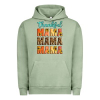 Pigment Oil Green Thankful mama mama mama Urban Hoodie - Artiststas