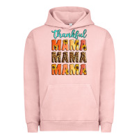 Pigment Salmon Thankful mama mama mama Urban Hoodie - Artiststas