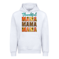 White Thankful mama mama mama Urban Hoodie - Artiststas