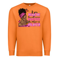Carrot afro woman bun and religion faith prayer Premium Sweatshirt - texasbilliewilder