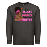 Smoke afro woman bun and religion faith prayer Premium Sweatshirt - texasbilliewilder
