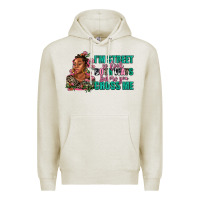 Oatmeal Heather i am street so look both ways before you cross me Premium Hoodie - AdoDesignShop
