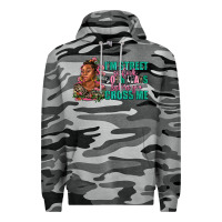Slate Camo i am street so look both ways before you cross me Premium Hoodie - AdoDesignShop