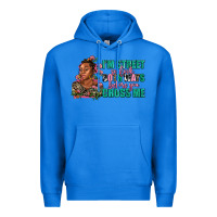 True Royal i am street so look both ways before you cross me Premium Hoodie - AdoDesignShop