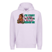 Lilac i am street so look both ways before you cross me Premium Hoodie - AdoDesignShop