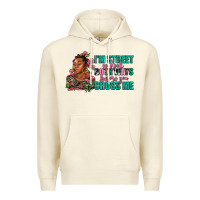 Sandshell i am street so look both ways before you cross me Premium Hoodie - AdoDesignShop