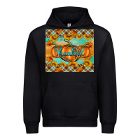 Black Thankful Pumpkins Urban Hoodie - Artiststas
