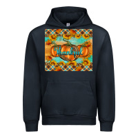 Navy Thankful Pumpkins Urban Hoodie - Artiststas