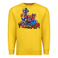 Lemon freedom rock hand Premium Sweatshirt - Zillion Design Studio