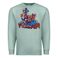 Seafoam freedom rock hand Premium Sweatshirt - Zillion Design Studio