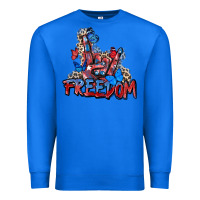 True Royal freedom rock hand Premium Sweatshirt - Zillion Design Studio