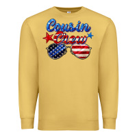 Antique Gold cousin crew Premium Sweatshirt - Zillion Design Studio