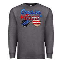 Charcoal Heather cousin crew Premium Sweatshirt - Zillion Design Studio