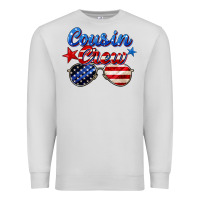 Dove Grey cousin crew Premium Sweatshirt - Zillion Design Studio