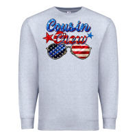 Heather Grey cousin crew Premium Sweatshirt - Zillion Design Studio