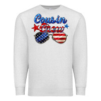 Oatmeal Heather cousin crew Premium Sweatshirt - Zillion Design Studio