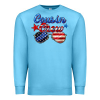 Ocean Blue cousin crew Premium Sweatshirt - Zillion Design Studio