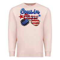 Pale Pink cousin crew Premium Sweatshirt - Zillion Design Studio