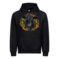 Black black angus cactus sunflower Urban Hoodie - JahusDesignShop