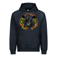 Navy black angus cactus sunflower Urban Hoodie - JahusDesignShop