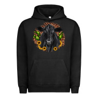 Pigment Black black angus cactus sunflower Urban Hoodie - JahusDesignShop