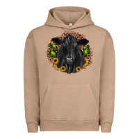 Pigment Burro black angus cactus sunflower Urban Hoodie - JahusDesignShop