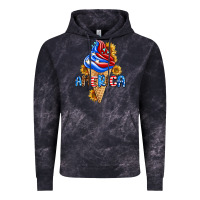 Cloud Black ice cream america Vintage Hoodie - AdoDesignShop