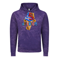 Cloud Purple ice cream america Vintage Hoodie - AdoDesignShop