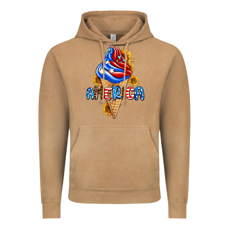 Ice Cream America Vintage Hoodie by AdoDesignShop | Teevron