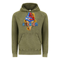 Vintage Olive ice cream america Vintage Hoodie - AdoDesignShop