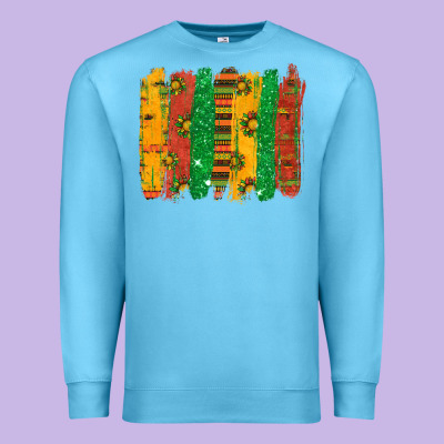 Premium Sweatshirt black history brushstroke