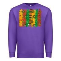 Purple black history brushstroke Premium Sweatshirt - texasbilliewilder