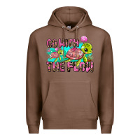 Chestnut go with the flow Premium Hoodie - AdoDesignShop