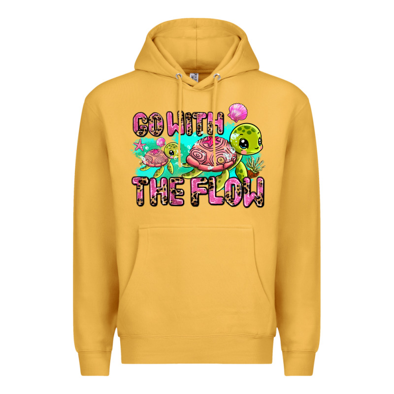 Go With The Flow Premium Hoodie by AdoDesignShop | Teevron